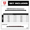 Milwaukee Tool 12pc 3/8 inch Drive 12-Point Metric Socket Set