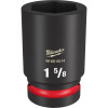 Milwaukee Tool SHOCKWAVE Impact Duty 1"Drive 1-5/8" Deep 6 Point Socket