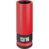 Milwaukee Tool SHOCKWAVE Impact Duty 1/2 Drive 13/16" SAE Lug Nut Wheel Socket