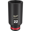 Milwaukee Tool SHOCKWAVE Impact Duty 3/8"Drive 22MM Deep 6 Point Socket