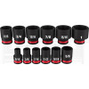 Milwaukee Tool 12PCSHOCKWAVE Impact Duty 3/8" Drive SAE Standard 6 Point Socket Set