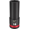 Milwaukee Tool SHOCKWAVE Impact Duty 1/2"Drive 18MM Deep 6 Point Socket