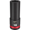 Milwaukee Tool SHOCKWAVE Impact Duty 1/2"Drive 18MM Deep 6 Point Socket