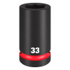Milwaukee Tool SHOCKWAVE Impact Duty 1" Drive 33mm Deep 6 Point Socket
