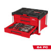 Milwaukee Tool 64 Piece Hand Tool Set with PACKOUT 4 Drawer Tool Box
