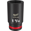 Milwaukee Tool SHOCKWAVE Impact Duty 3/4"Drive 1-5/16" Deep 6 Point Socket