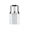 Milwaukee Tool 3/8" Drive 8mm Metric 6-Point Socket with FOUR FLAT Sides, Vanadium Steel, Chrome