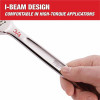 Milwaukee Tool 7/16" SAE Combination Wrench, 12-Point, Steel, Chrome, Ergonomic, I-Beam Handle