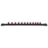 Milwaukee Tool 12pc 3/8 inch Drive 12-Point Deep Well Metric Socket Set