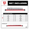 Milwaukee Tool 12pc 3/8 inch Drive 12-Point SAE Socket Set