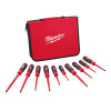 Milwaukee Tool 10 PC 1000V Insulated Screwdriver Set w/ EVA Foam Case