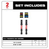 Milwaukee Tool SHOCKWAVE Impact Duty QUIK-CLEAR 2-in-1 Magnetic Nut Driver Set 2PC