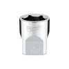 Milwaukee Tool 3/8" Drive 17mm Metric 6-Point Socket with FOUR FLAT Sides, Vanadium Steel, Chrome
