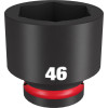 Milwaukee Tool SHOCKWAVE Impact Duty 3/4"Drive 46MM Standard 6 Point Socket