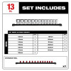 Milwaukee Tool 13pc 1/2 inch Drive 12-Point Metric Socket Set