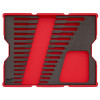 Milwaukee Tool 15 Piece Metric Ratcheting Combination Wrench Set with Tray for PACKOUT Drawers