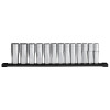 Milwaukee Tool 13pc 1/2 inch Drive 12-Point Deep Well Metric Socket Set