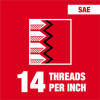 Milwaukee Tool 1/2"-14 NPT Straight Flute Taper Tap