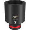 Milwaukee Tool SHOCKWAVE Impact Duty 3/4"Drive 2" Deep 6 Point Socket