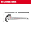 Milwaukee Tool 18" Aluminum Self-Adjusting Pipe Wrench