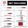 Milwaukee Tool 17 Piece Screwdriver and Pry Bar Set with Tray for PACKOUT Drawers