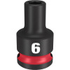 Milwaukee Tool SHOCKWAVE Impact Duty 3/8"Drive 6MM Standard 6 Point Socket