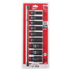 Milwaukee Tool 9PC SHOCKWAVE Impact Duty 1/2" Drive SAE Deep 6 Point Socket Set