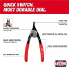Milwaukee Tool .038" Convertible Snap Ring Pliers - 18 Degree