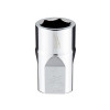 Milwaukee Tool 3/8" Drive 7/16" SAE 6-Point Socket with FOUR FLAT Sides, Vanadium Steel, Chrome