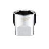 Milwaukee Tool 3/8" Drive 15/16" SAE 6-Point Socket with FOUR FLAT Sides, Vanadium Steel, Chrome