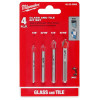 Milwaukee Tool 4pc. Glass and Tile Bit Set