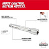 Milwaukee Tool 1/2" Drive 3" Wobble Extension