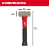 Milwaukee Tool 2lb Fiberglass Drilling Hammer