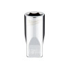 Milwaukee Tool 1/4" Drive 5/16" SAE 6-Point Socket with FOUR FLAT Sides, Vanadium Steel, Chrome
