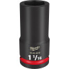 Milwaukee Tool SHOCKWAVE Impact Duty 3/4"Drive 1-1/16" Deep 6 Point Socket