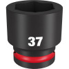 Milwaukee Tool SHOCKWAVE Impact Duty 3/4"Drive 37MM Standard 6 Point Socket
