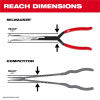 Milwaukee Tool 13" Long Reach Hose Grip Pliers -1/2"