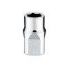 Milwaukee Tool 3/8" Drive 3/8" SAE 6-Point Socket with FOUR FLAT Sides, Vanadium Steel, Chrome