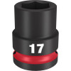 Milwaukee Tool SHOCKWAVE Impact Duty 1/2"Drive 17MM Standard 6 Point Socket