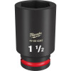 Milwaukee Tool SHOCKWAVE Impact Duty 3/4"Drive 1-1/2" Deep 6 Point Socket