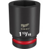 Milwaukee Tool SHOCKWAVE Impact Duty 1"Drive 1-13/16" Deep 6 Point Socket