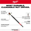 Milwaukee Tool SHOCKWAVE Impact Duty 1/4 Inch and 5/16 Inch x 6 Inch QUIK-CLEAR 2-in-1 Magnetic Nut Driver