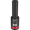 Milwaukee Tool SHOCKWAVE Impact Duty 3/8" Drive 9/32" Deep 6 Point Socket