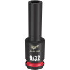 Milwaukee Tool SHOCKWAVE Impact Duty 3/8" Drive 9/32" Deep 6 Point Socket