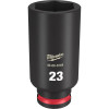 Milwaukee Tool SHOCKWAVE Impact Duty 3/8"Drive 23MM Deep 6 Point Socket