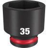 Milwaukee Tool SHOCKWAVE Impact Duty 1/2"Drive 35MM Standard 6 Point Socket