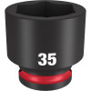 Milwaukee Tool SHOCKWAVE Impact Duty 1/2"Drive 35MM Standard 6 Point Socket