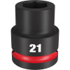 Milwaukee Tool SHOCKWAVE Impact Duty 3/4"Drive 21MM Standard 6 Point Socket