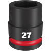 Milwaukee Tool SHOCKWAVE Impact Duty 3/4"Drive 27MM Standard 6 Point Socket