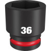 Milwaukee Tool SHOCKWAVE Impact Duty 3/4"Drive 36MM Standard 6 Point Socket